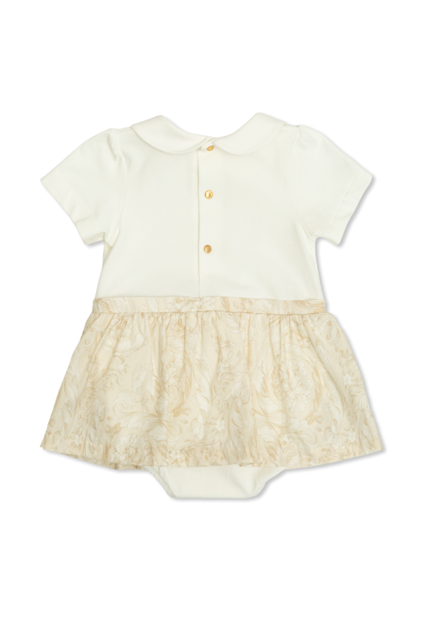 Versace Kids Dress with sewn-in bodysuit