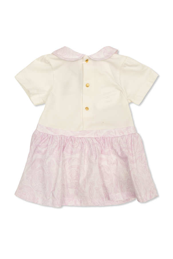 Versace Kids Sukienka z wyszytym logo
