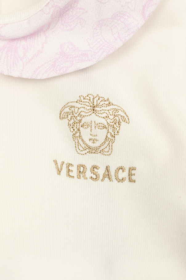 Versace Kids Sukienka z wyszytym logo