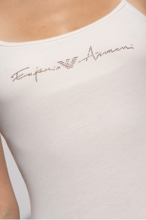 Emporio coat armani Slip bodysuit with logo