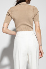 Jacquemus beige ‘Yauco’ collared bodysuit