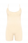 Jacquemus cream 'Short' rib-knit bodysuit