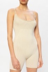 Jacquemus cream 'Short' rib-knit bodysuit
