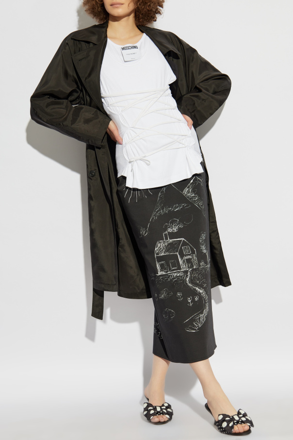 Moschino Oberteil mit Kordelzug