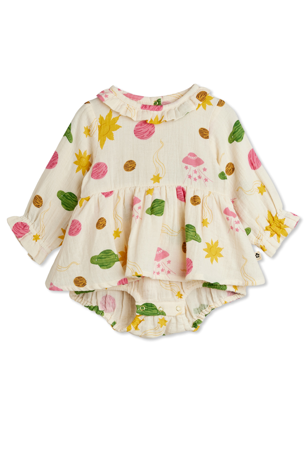 Dress with colourful print od Mini Rodini
