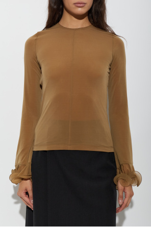Moschino Top with decoratively finished sleeves