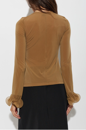 Moschino Top with decoratively finished sleeves