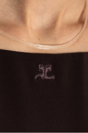 Courrèges Bodysuit with logo