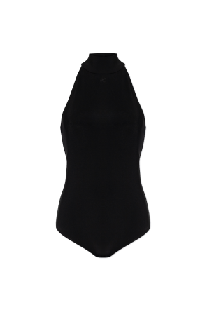 Bodysuit with turtleneck