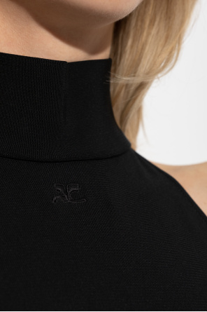 Courrèges Bodys mit Stehkragen