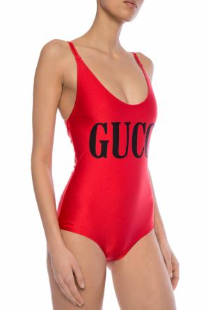 Branded one-piece swimsuit od Gucci