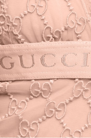 Gucci Transparentne body z logo