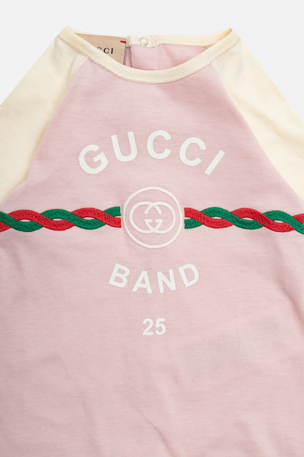 Gucci Kids Baby one-piece with logo