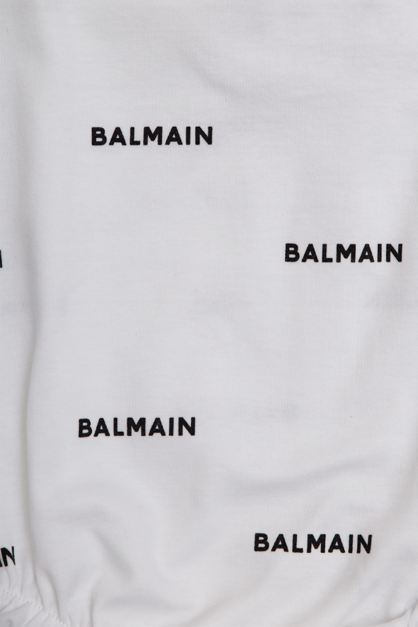 Balmain Kids Balmain B-Buzz 23 Monogram tote bag