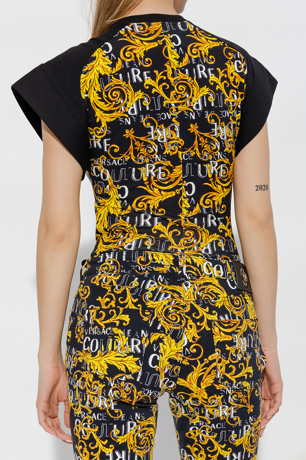 Versace Jeans Couture Cotton bodysuit