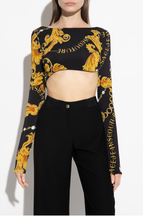 Versace Jeans Couture T-SHIRT JERSEY CROPPED