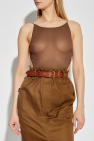 Saint Laurent BROWN Transparent Bodysuit