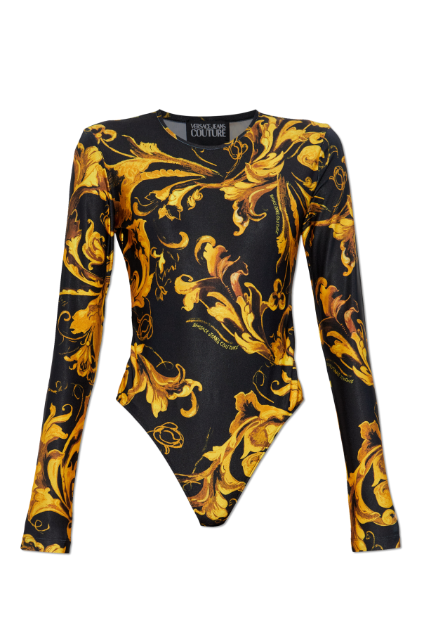 Bodysuit with "Barocco" print od Versace Jeans Couture