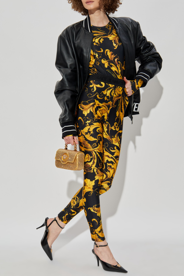 Versace Jeans Couture Body mit Aufdruck „Barocco“