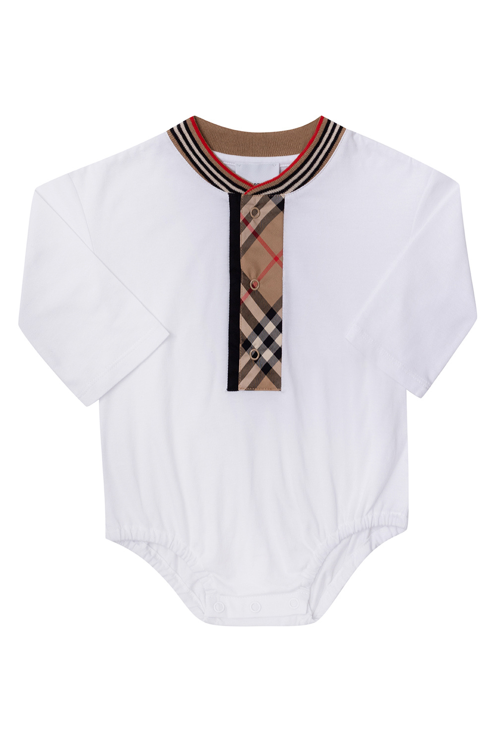 burberry pilot-frame Kids Long-sleeved bodysuit