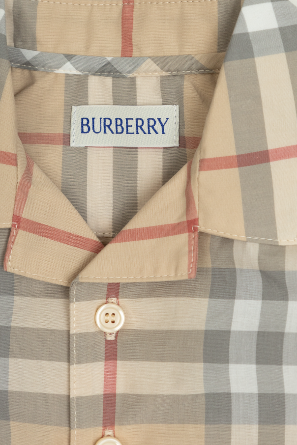 Burberry Kids Body con estampado de cuadros