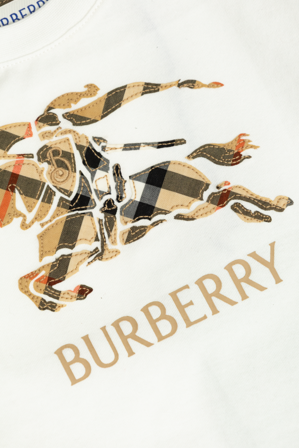 Burberry Kids Camiseta con logo