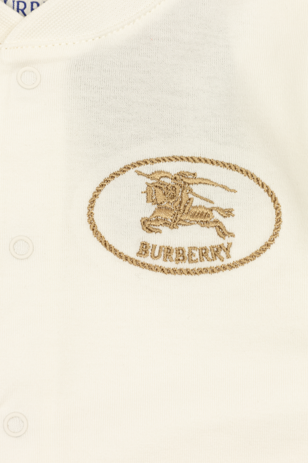 Burberry Kids Pajacyk niemowlęcy z logo