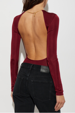 Saint Laurent Long-sleeved bodysuit