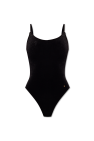Anine Bing ‘Alissa’ velour slip bodysuit