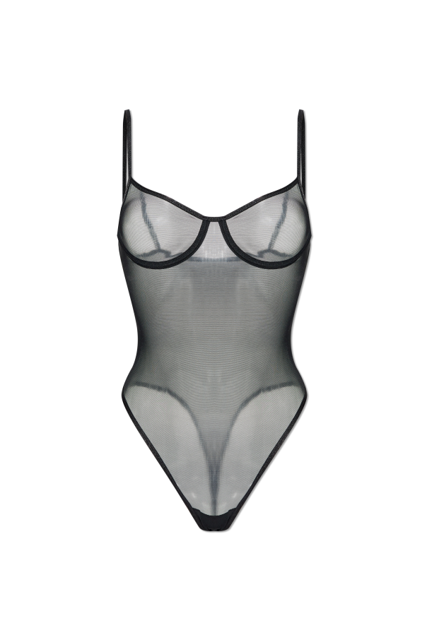 Anine Bing Logo Bodysuit