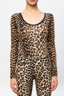 Ganni Leopard print bodysuit