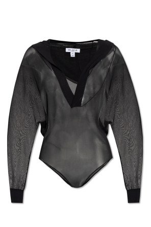 Transparenter Body mit Kapuze