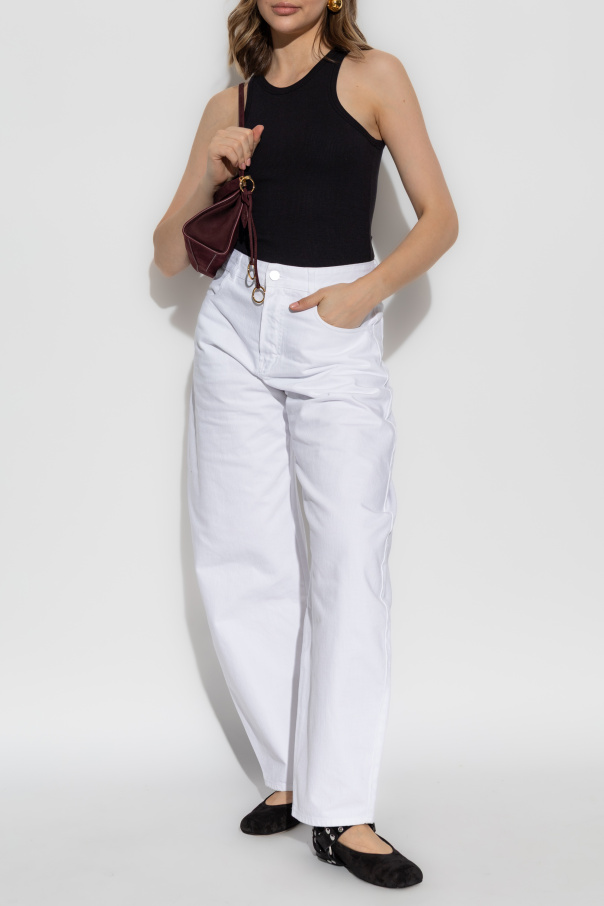 Alaïa Ribbed sleeveless bodysuit