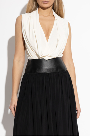 Alaïa Body z dekoracyjnym drapowaniem