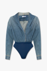 Alaïa BLUE Hooded denim body