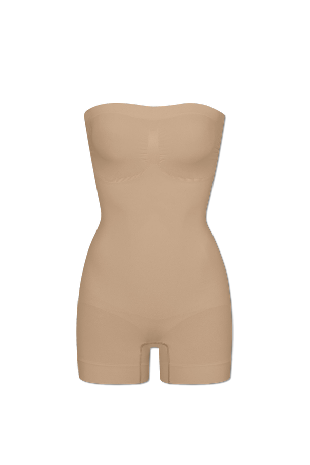 Shaping bodysuit with detachable straps od SKIMS