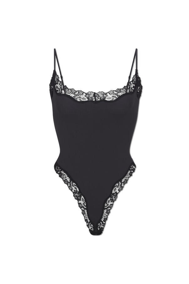Bodysuit with lace trim od SKIMS