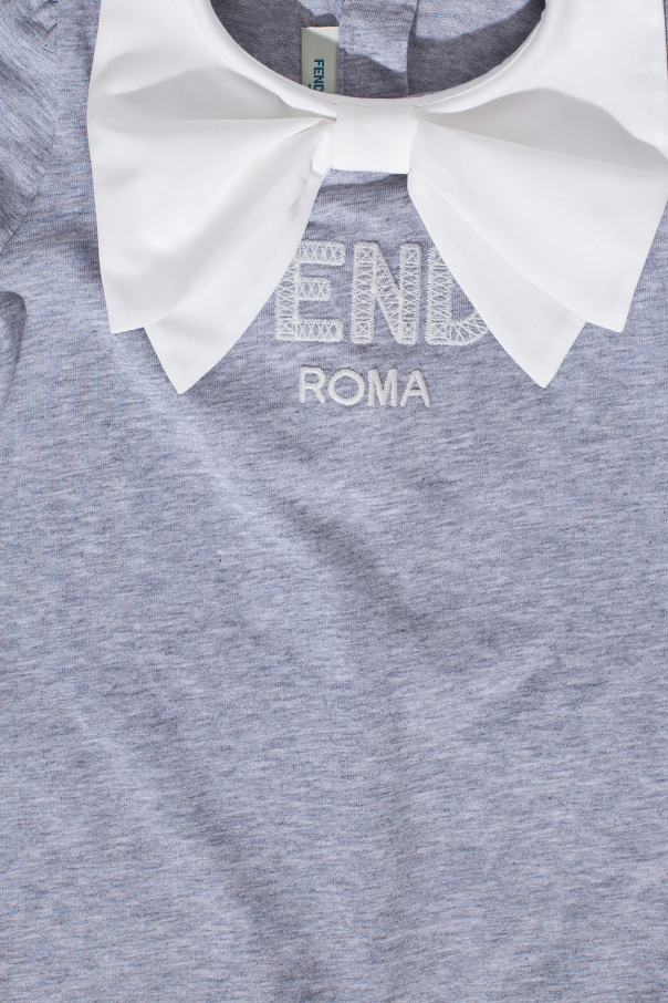 Fendi Kids Babygrow with logo