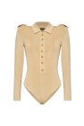 Tom Ford beige Bodysuit with collar