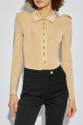 Tom Ford beige Bodysuit with collar