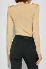 Tom Ford beige Bodysuit with collar