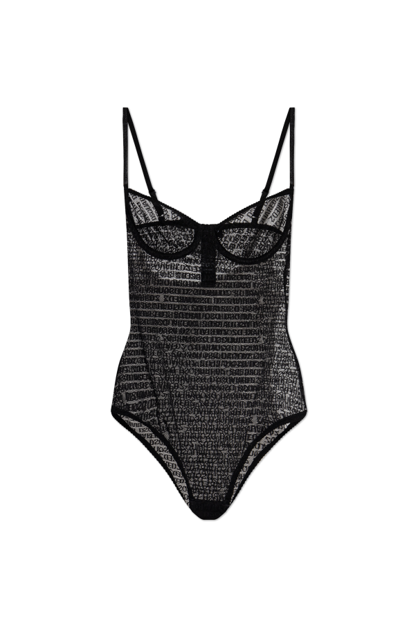 Lace bodysuit with straps od Dsquared2