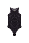Dsquared2 BLACK Transparent bodysuit