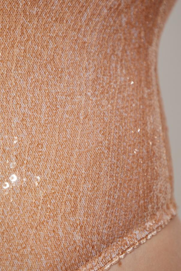 Dsquared2 Body mit Pailletten und langen Ärmeln