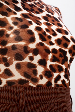 Samsøe Samsøe Leopard-printed bodysuit