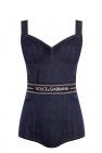 Dolce & Gabbana NAVY BLUE Denim body with straps