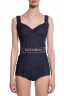 Dolce & Gabbana NAVY BLUE Denim body with straps
