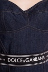 Dolce & Gabbana NAVY BLUE Denim body with straps