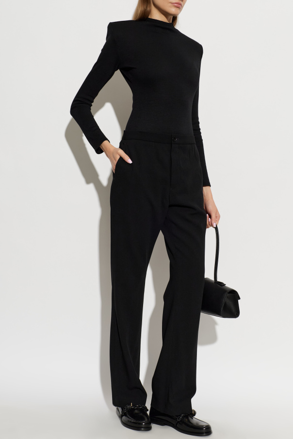 JIL SANDER Vlnené body s dlhými rukávmi