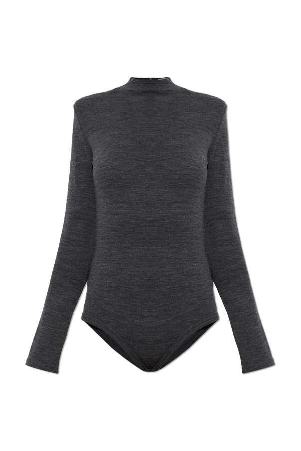 Wool bodysuit with long sleeves od JIL SANDER